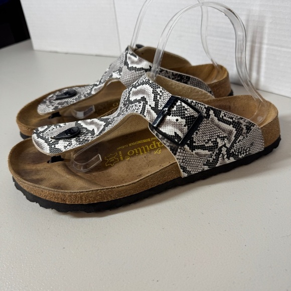 Papillio Birkenstock Snake Print Sandals Comfort Summer Shoes Size 41 - Picture 2 of 16